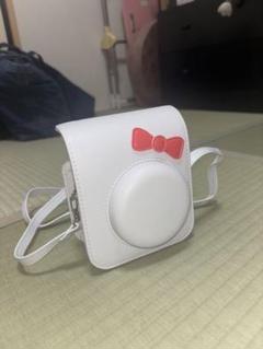 チェキカメラ mini12 リボン付きカメラケース