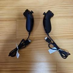 ニンテンドー　純正　Wii　ヌンチャク　2個セット　クロ　RVL-004