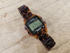 タイメックス　ビームス　べっ甲　TIMEX BEAMS　デジタル TIMEX × BEAMS 別注 べっ甲 デジタル時計タイメックス ビームス