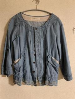 美品　SUPER HAKKA ダメージデニムジャケット 美品 SUPER HAKKA ダメージデニムジャケット - メルカリ