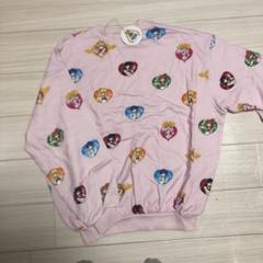 プニュズ　セーラームーン　スウェット　上　ピンク　サイズ3 プニュズ セーラームーン スウェット 上 ピンク サイズ3 - メルカリ