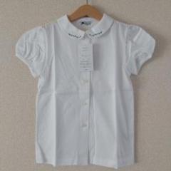 半袖パフスリーブ ブラウス 刺繍入り 140㎝