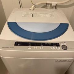 日本人気超絶の SHARP.全自動洗濯機.ES-GE55P-A.2015年製.5.5㎏.引取希望 - 洗濯機