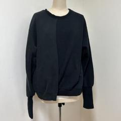 【77circa】リメイクスウェット　ショート丈　ブラック　再構築 2025年最新】77circa トレーナー・スウェットの人気アイテム