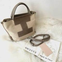 ✨未使用品✨ IACUCCI イアクッチ ソルベット S ハンドバッグ 小物入れ IACUCCI(イアクッチ)｜ソルベット S CORDURA/RUGA/グレー の通販