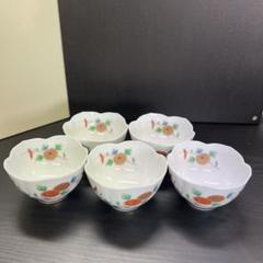 tomokoです❣️ 深川製　飯碗5ケ 楕円形皿2枚 深川製磁 (フカガワセイジ) 楕円多様皿揃え ※1枚製造時のヒビ有