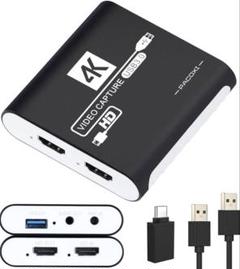 HDMI キャプチャーボード 4K パススルー対応 1080P 60FPS