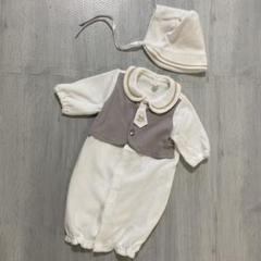 コトリ　cottoli セレモニードレス　新生児　カバーオール　退院着　ネクタイ