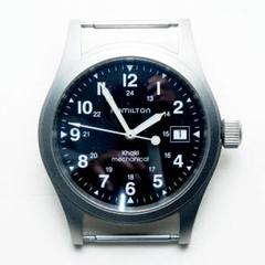 Hamilton カーキ■正規メンテナンス済　手巻き時計 ブラック文字盤のサムネイル