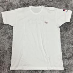 パパスPapas 切手総柄プリントTシャツ 黒48M | DCブランド古着