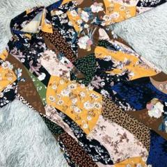 PATTERNTORSO パターントルソ　ワンピース　総柄 長袖　マルチカラーのサムネイル