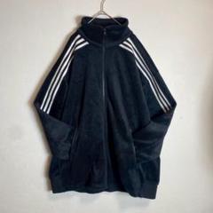 【入手困難】adidasジャージ　ベロア生地　y2k ブラック　希少サイズ3XL