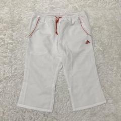 ▲adidas アディダス▲スポーツウェア ハーフパンツ ホワイトL 透け感あり