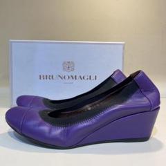 913【極美品】BRUNOMAGLI ブルーノマリ バレエシューズ 34 1/2