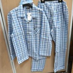 チェック柄長袖長ズボンパジャマ送料520円込