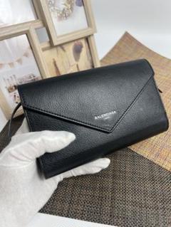 ✨極美品✨BALENCIAGA バレンシアガ ペーパーマニー レザー長