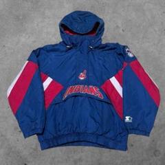 STARTER MLB INDIANS アノラック IWGP 長瀬智也 着用 MLB インディアンス キャップ 90s iwgp 長瀬智也 マコト 着用