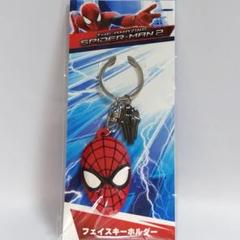 新品☆ アメイジング スパイダーマン2 フェイスキーホルダー