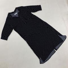 MAYSON GREY 水玉 ドット柄 七分袖 ワンピース ブラック 2サイズ