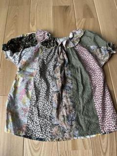 ハンドメイド パッチワークブラウス 120