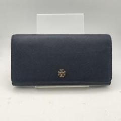 トリーバーチ　長財布　財布　ウォレット　ネイビー