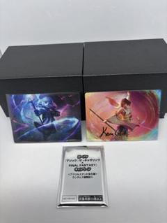 大召喚士、ユウナ　アートカード　サイン MTGファイナルファンタジー　泊押し
