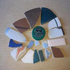 陶器の破片 17個セット(130番)