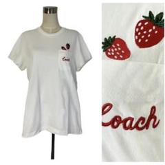 COACH - COACH ロゴ刺繍ポケットから弾ける苺ちゃん ゆったり