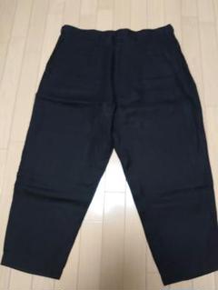 5月いっぱい。ヨウジヤマモト 黒リネンワンタックパンツ