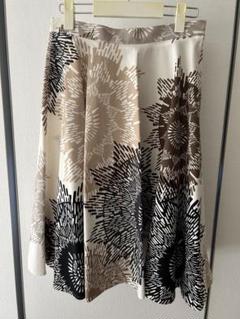 MaxMara フレアスカート 幾何学柄 Sサイズ