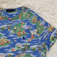 【Lサイズ】☆Polo Ralph Lauren ハワイアンTシャツアロハシャツ