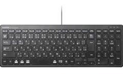 ELECOM 有線キーボード 日本語配列　TK-FCP097BKのサムネイル