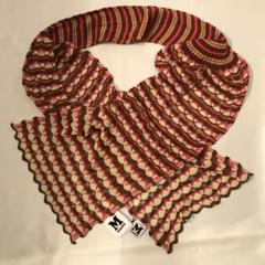 MISSONI デザインストール MISSONI シルク100% イタリア製 ストール スカーフ マルチカラー