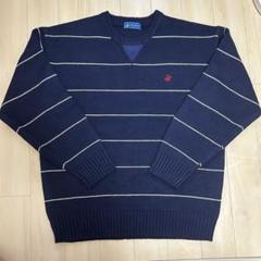 ネイビー ストライプ ニットセーター ストライプ ニットセーター - エクリュ/ネイビーブルー | ZARA