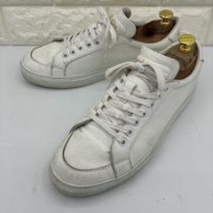 ❤️良品❤️パントフォラドーロ レザースニーカー 40 ホワイト ローカット