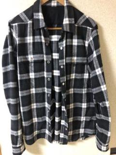 激安正規  rickowens チェックシャツ ネルシャツ 48 - メルカリ トップス