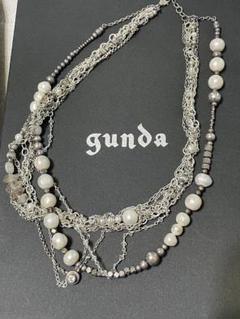 再出品 gunda パール ネックレス - メルカリ