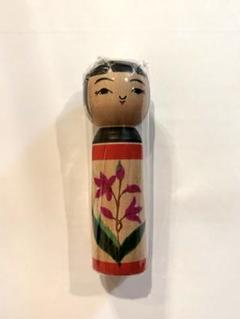 創作こけし 草紅葉 加藤竜雄作