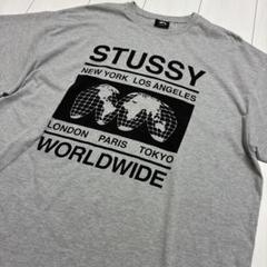 ブランド古着！STUSSY WORLDWIDE 世界地図 Tシャツ ビッグサイズ