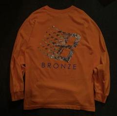 Bronze 56k ロゴT ロングTシャツ M オレンジのサムネイル