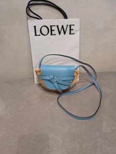 LOEWE / ロエベ | Gate ゲートショルダーバッグ ラフィア