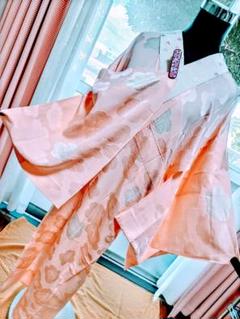 ゆっこちゃん様Z2814★ 着物淡雪 ★ 単衣 ★ 正絹　長襦袢　刺繍半襟付き 000000021903_DVycoRq.jpg