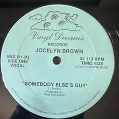 Jocelyn Brown / Somebody Else's Guy 名曲美品