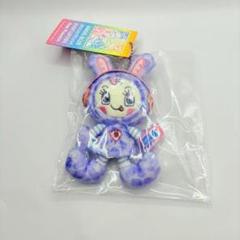ナルミヤ ポップアップ　ベリエちゃん レオパード ぬいぐるみ チャーム パープル