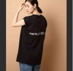 DRESSTERIOR別注アメリカーナ チュニックTシャツ 黒americana