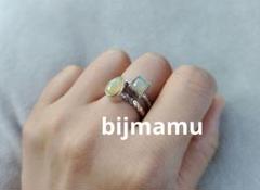 最終値下げ！ビジュマム　bijumam　シルバーリング２点セット