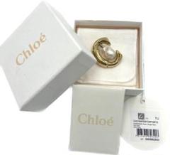 Chloe クロエ Darcey ダーシー ドロップピアス ゴールド パール