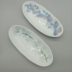 ☆あみんさん専用☆波佐見焼春右衛門窯サラダボールセット 波佐見焼春右衛門窯 手描き長楕円皿2枚セット - メルカリ