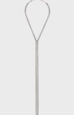 22AW Celine クリスタル タイネックレス スタッズ
