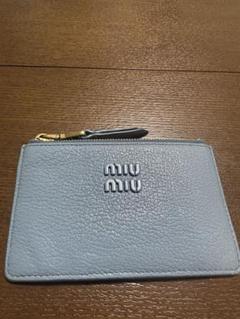 MIU MIU ライトブルー コインケースのサムネイル